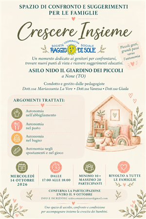 Spazi di Confronto al Micro Nido di None