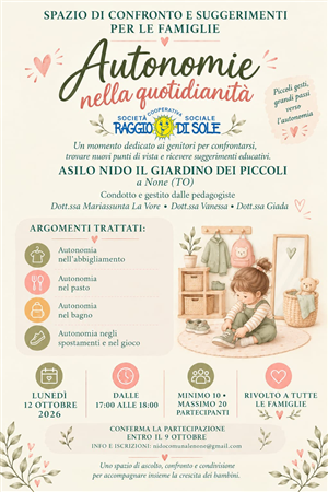 Spazi di Confronto al Micro Nido di None