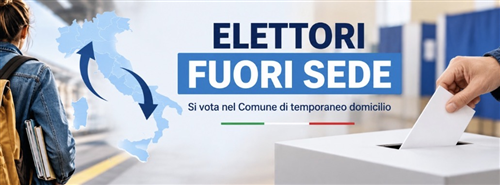 Esercizio del diritto di voto per gli elettori fuori sede.