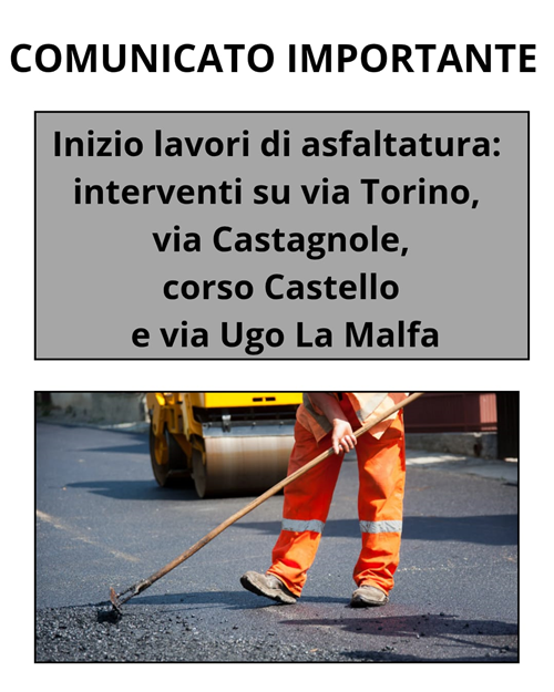 Lavori di asfaltatura 2025